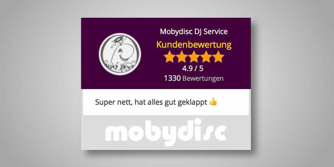 Bewertungen über den mobydisc DJ